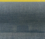 Talbot Marine Blue Linen Chenille Upholstery Fabric - Marine Blue, Railroad, 54" Width (By The Yard)