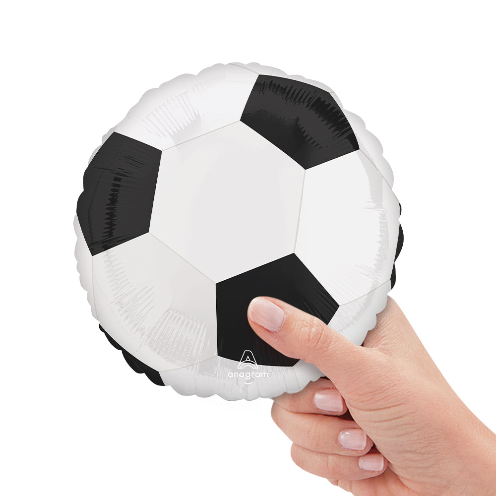 Soccer Foil Balloon 9 Inch
