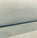 Talbot Seafoam Green Linen Chenille Upholstery Fabric - Seafoam Green, 54" Width, Railroad (1 Yard)