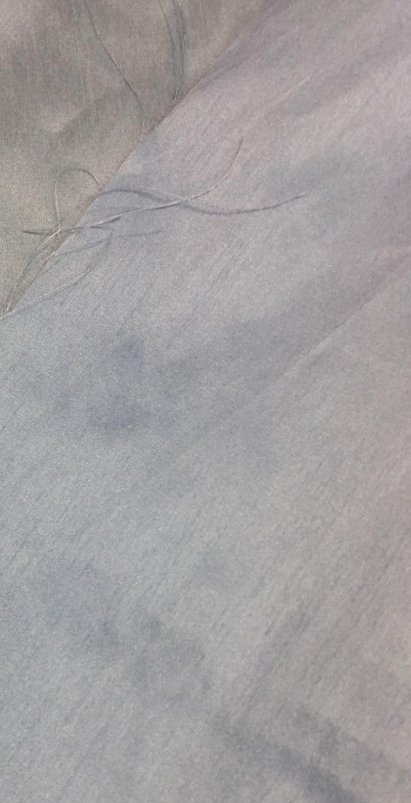 Baby Blue Shantung Faux Silk Polyester Fabric - Solid, 57" Width (By The Yard)