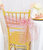 Organza Chair Sash Sample 8x108 Rose Pink