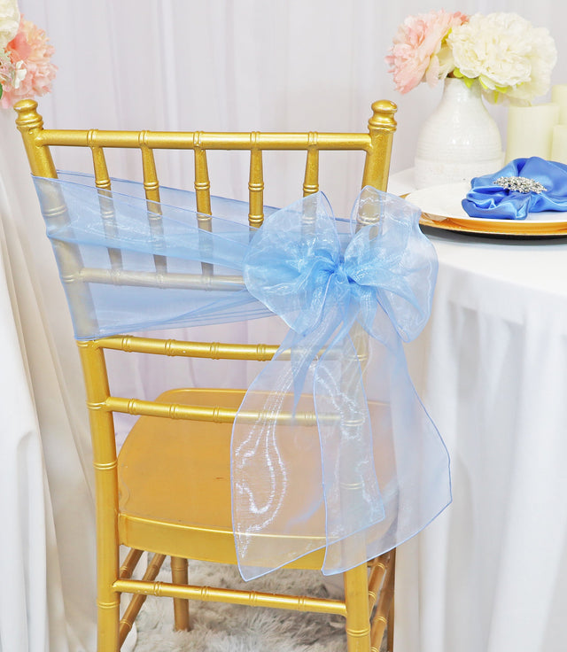 Organza Chair Sash Sample