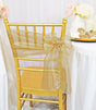 Organza Chair Sashes Antique Gold 8x108
