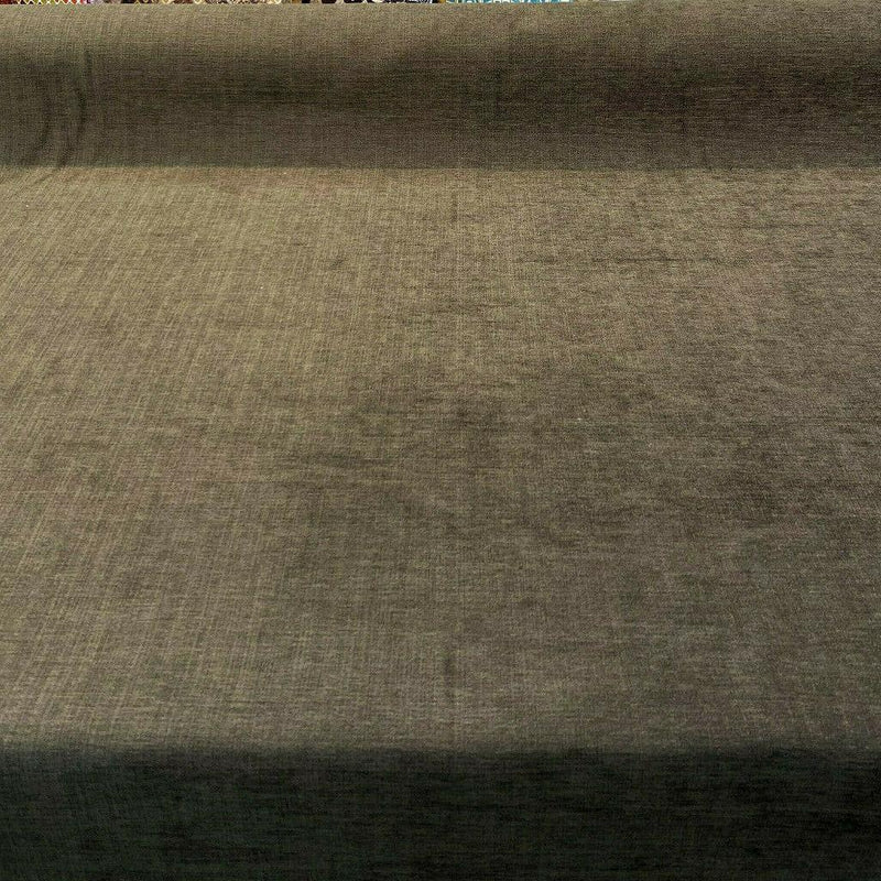 Crypton Summit Slope Polyester Blend Fabric - Chocolate Brown Chenille Upholstery, 54" Width (1 Yard)