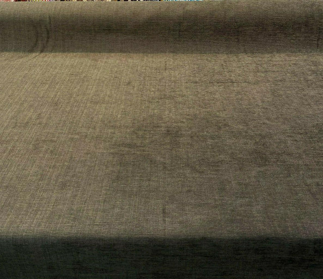 Crypton Summit Slope Polyester Blend Fabric - Chocolate Brown Chenille Upholstery, 54" Width (1 Yard)