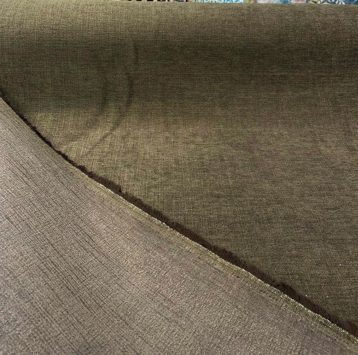 Crypton Summit Slope Polyester Blend Fabric - Chocolate Brown Chenille Upholstery, 54" Width (1 Yard)