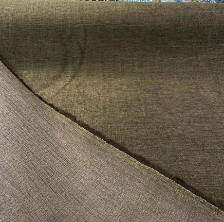 Crypton Summit Slope Polyester Blend Fabric - Chocolate Brown Chenille Upholstery, 54" Width (1 Yard)