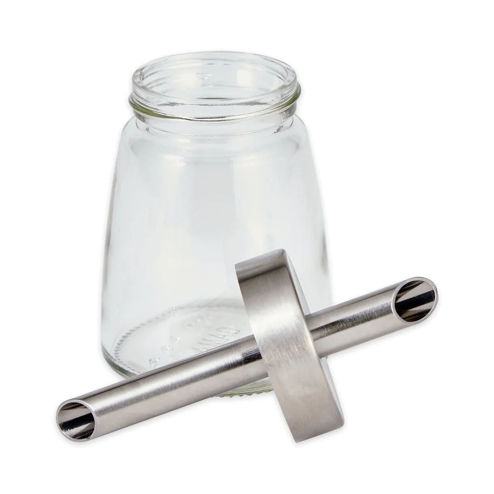 RSVP International Glass Sugar Dispenser