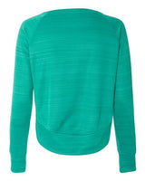 Women's Odyssey Striped Performance Fleece Hi-Low Crewneck Sweatshirt