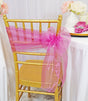 Organza Chair Sash 8x108 Magenta/Azalea