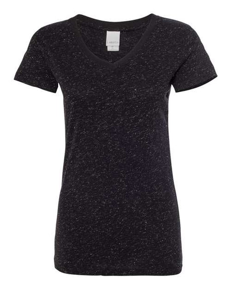 Women's Glitter V-Neck T-Shirt