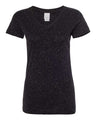 Women's Glitter V-Neck T-Shirt