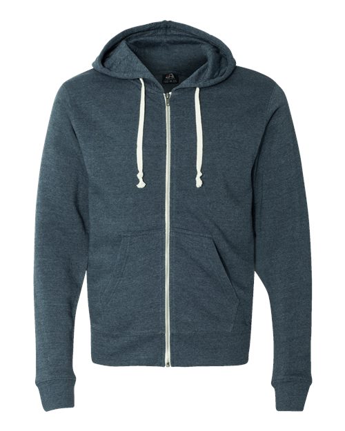 Men's Triblend Full-Zip Hooded Sweatshirt