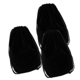 Luxury Flat Bottom Velour Bag 8 1/4" x 5" x 8" for Special Occasions