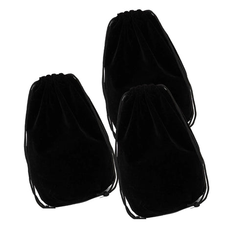 Luxury Flat Bottom Velour Bag 8 1/4" x 5" x 8" for Special Occasions