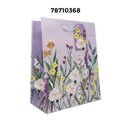Bold Patterned Gift Bags 10" x 4" x 8"