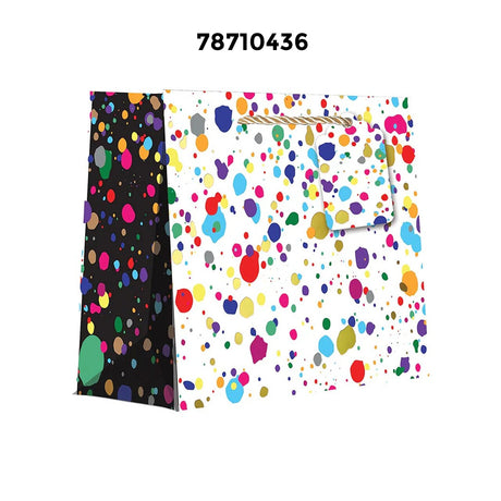 Patterned Gift Bags 6" X 3" X 7 1/2" High-Quality Paper Gift Bags