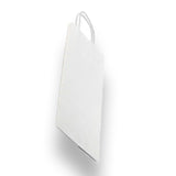 Roomy Plain White Kraft Shopping Bag 16" x 6" x 18 1/2"