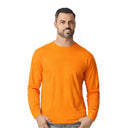 Gildan DryBlend Crewneck Long Sleeve T-Shirt | Moisture-Wicking Cotton Blend