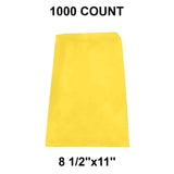 Premium Colored Paper Merchandise Bags 8 1/2" x 11"