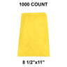 Premium Colored Paper Merchandise Bags 8 1/2" x 11"
