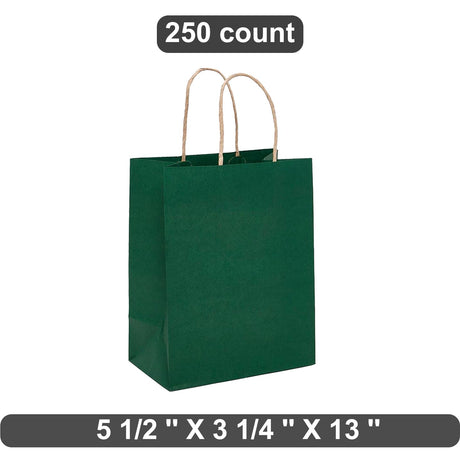 Tall Kraft Tinted Paper Bag – 5.5" x 3.25" x 13"