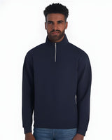 JERZEES® Nublend Cadet Collar Quarter-Zip Long Sleeve Sweatshirt