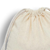 Durable 4" x 6" Plain Cotton Muslin Pouch