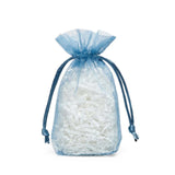 Flat Bottom Organza Bags 5 1/2''x11/2''x10 1/2'' for High-End Packaging