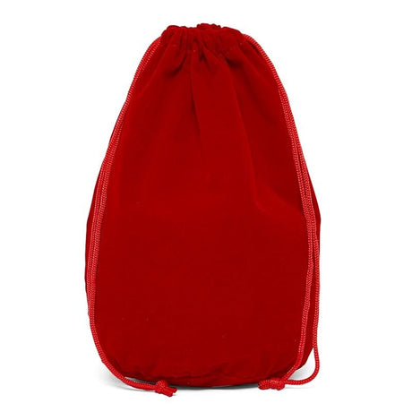 Flat Bottom Velour Pouch 8 1/4" x 5" x 8" for Gifts