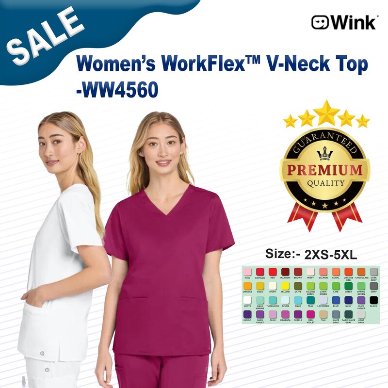 Wink® Women’s WorkFlex V-Neck Top