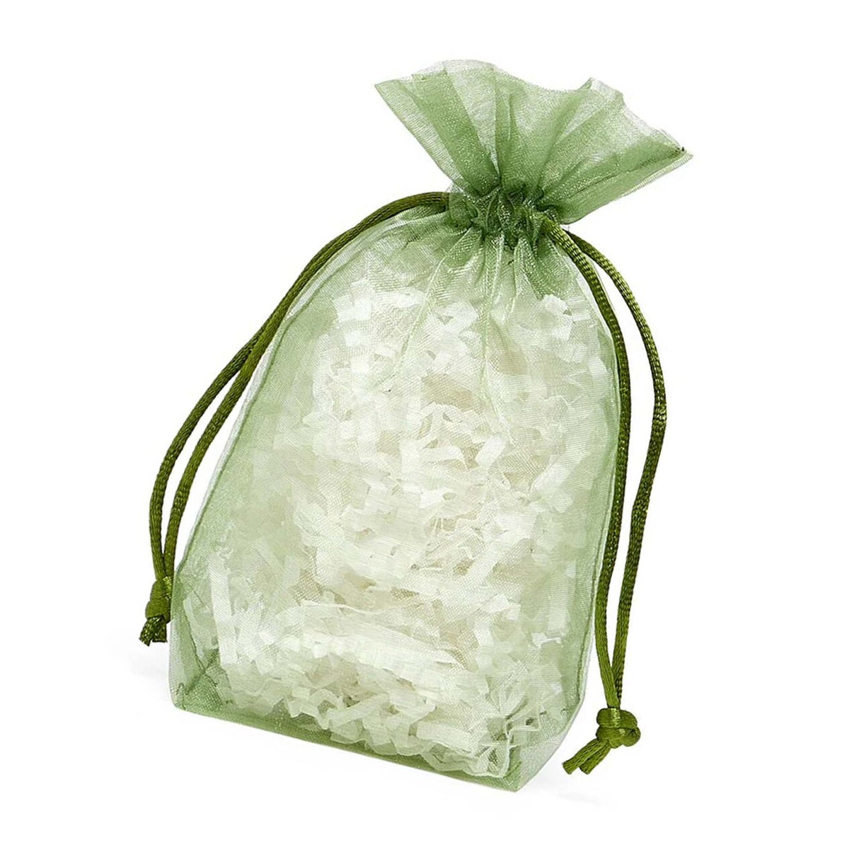 Flat Bottom Organza Bags 3 1/2''x1''x5 1/2'' for Small Business Packaging