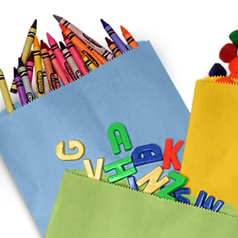Premium Colored Paper Merchandise Bags 8 1/2" x 11"