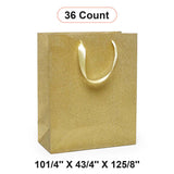 10 1/4'' x 4 3/4'' x 12 5/8'' Glitter Grain Totes for Retail and Gift Displays