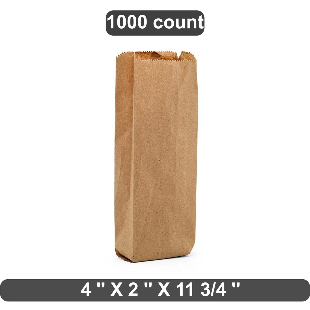 Compact Liquor Bag 4" x 2" x 11 3/4"