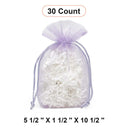 Bolsas de organza con fondo plano 5 1/2''x11/2''x10 1/2'' para bolsas de regalo elegantes