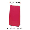 Colored Paper Gift Bags 5'' x 3 1/8'' x 9 5/8'' Design
