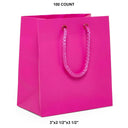Fashionable Matte Euro Tote 3" x 2 1/2" x 3 1/2"