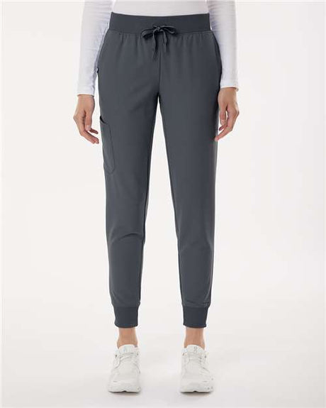 Jaanuu® Women's Silex Knit Waist Scrub Joggers Petite Sizes