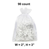 2" x 3" Organza Bag Ideal for Small Keepsakes