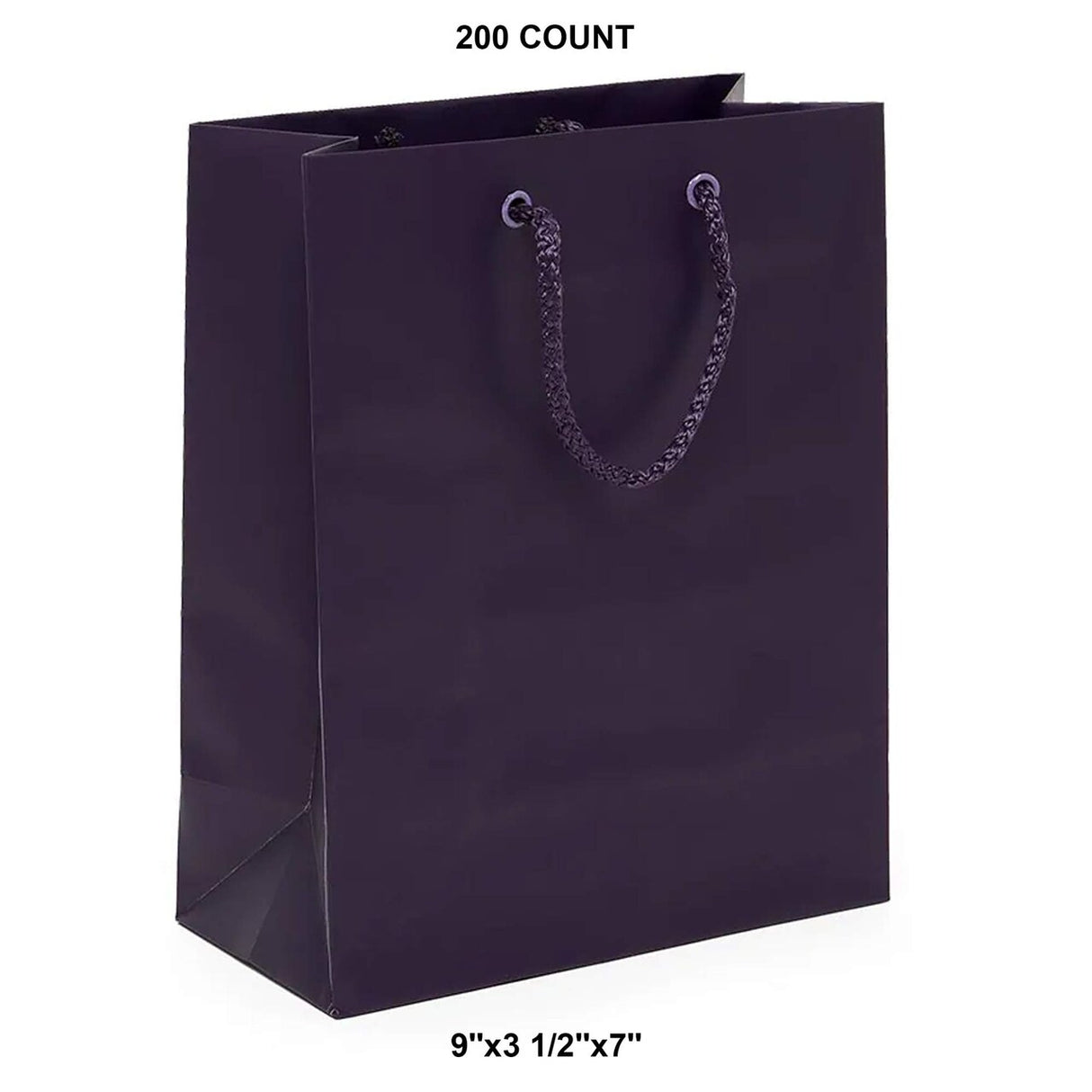 Trendy Matte Euro Tote 9" x 3 1/2" x 7"