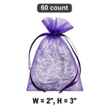 2” x 3” Sheer Organza Bags Great for Special Occasions