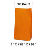 Colored Paper Favor Bags 5'' x 3 1/8'' x 9 5/8'' Bulk