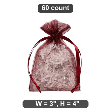 3" x 4" Organza Bag Ideal for Small Accessories