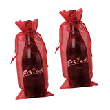 6"x15" Plain Organza Bags Stylish Wine Gift Packaging