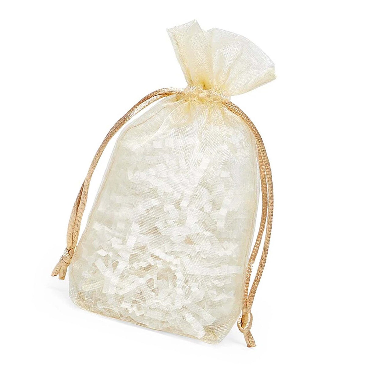 Flat Bottom Organza Bags 5 1/2''x11/2''x10 1/2'' for Elegant Packaging