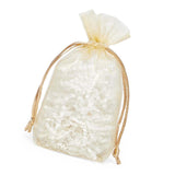 Flat Bottom Organza Bags 5 1/2''x11/2''x10 1/2'' for Elegant Packaging