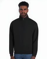 JERZEES® Nublend Cadet Collar Quarter-Zip Long Sleeve Sweatshirt