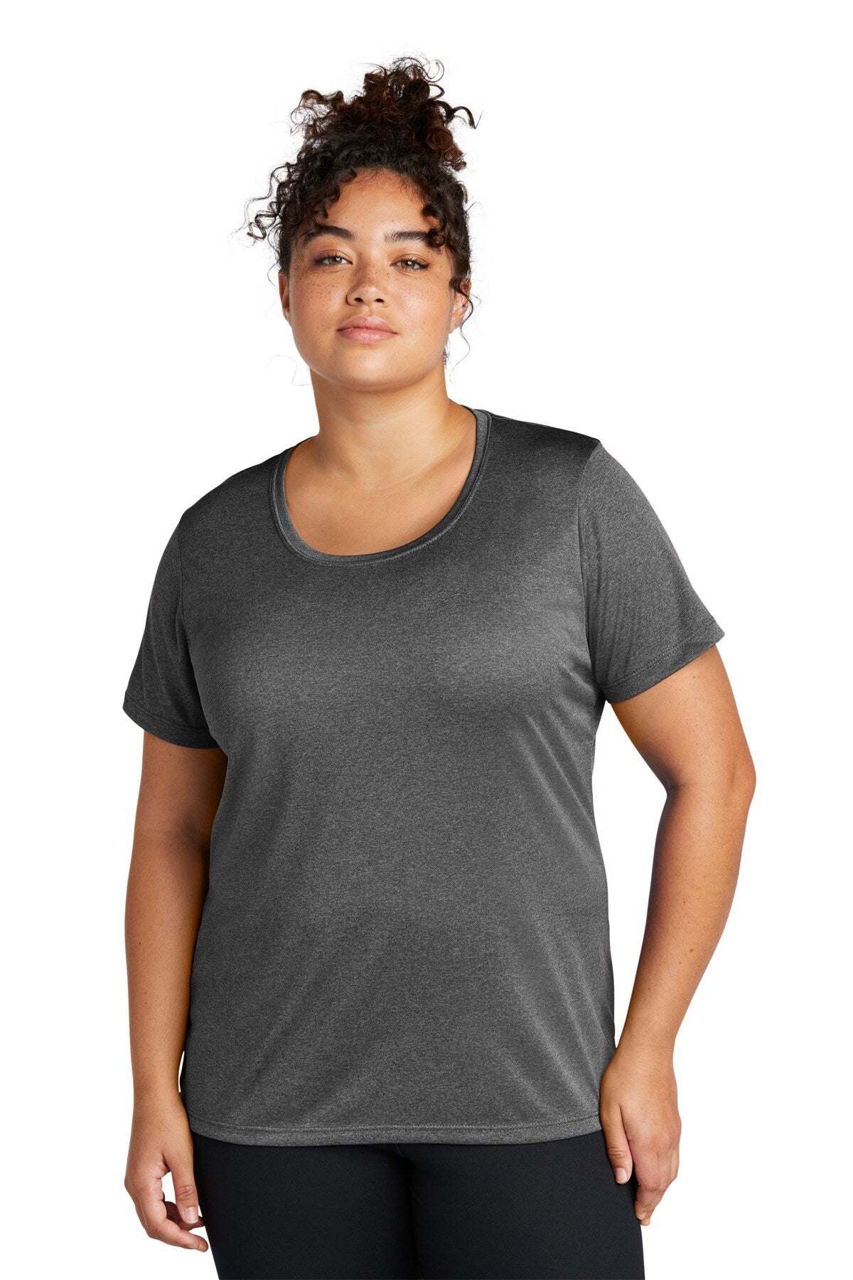 Sport-Tek® Women's Heather Contender Scoop Neck Tee