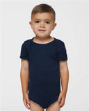 RADYAN® Infant Baby Rib Crewneck Short Sleeve Bodysuit